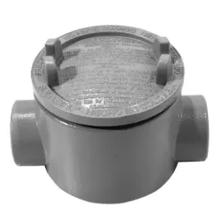 CAJA REDONDA TIPO GUAC AL. 3/4" COVER Ø3'' NEMA 7, CL1 DIV1&2, UL