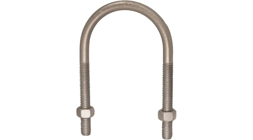 ABRAZADERA U-BOLT C/TUERCAS ACERO 1-1/4"X5/16" HDG, UL