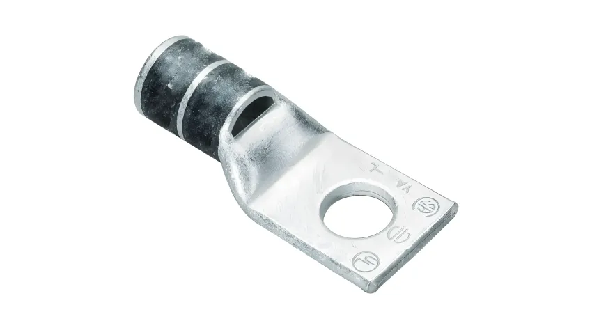 TERMINAL DE COMPRESION BARRIL STD CU/ES #4AWG Ø1/4" 35kV, UL