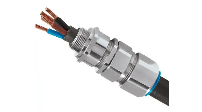 CONECTOR P/CABLE ARM. TIPO E1FW R: 27.9-40.4mm LT. NIQ. 1-1/2" IP68, CL1 DIV2, IECEx/CSA