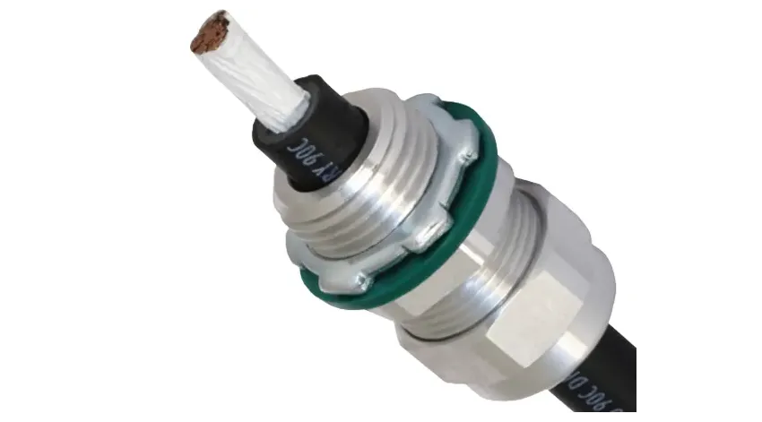 PRENSAESTOPA DE ALUMINIO DE 1-1/2" RANGO 0.91"-1.28" IP68/NEMA 4X, CSA/UL