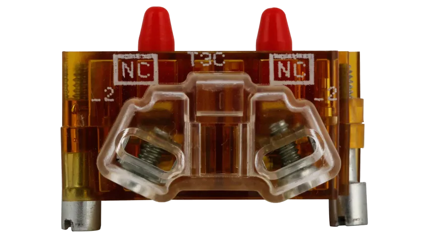 BLOQUE DE CONTACTO P/PULSADOR 2NC, 600V, CSA/UL