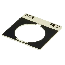 PLACA LEYENDA CUADRADA MAN-AUT 30.5mm