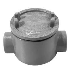 CAJA REDONDA TIPO GUAC AL. 1/2" COVER Ø3'' NEMA 7, CL1 DIV1&2, UL