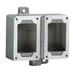 CAJA DOBLE A PRUEBA DE EXPLOSION SERIE XCS AL. C/HUB Ø3/4" CL1 DIV1&2, UL