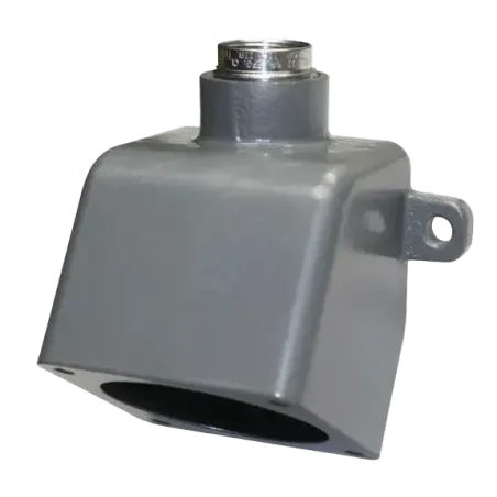 CAJA P/ADOSAR TOMACORRIENTE TIPO VRE AL. 60A C/HUB Ø1-1/2" NEMA 4X, CL1 DIV1&2, CSA/UL