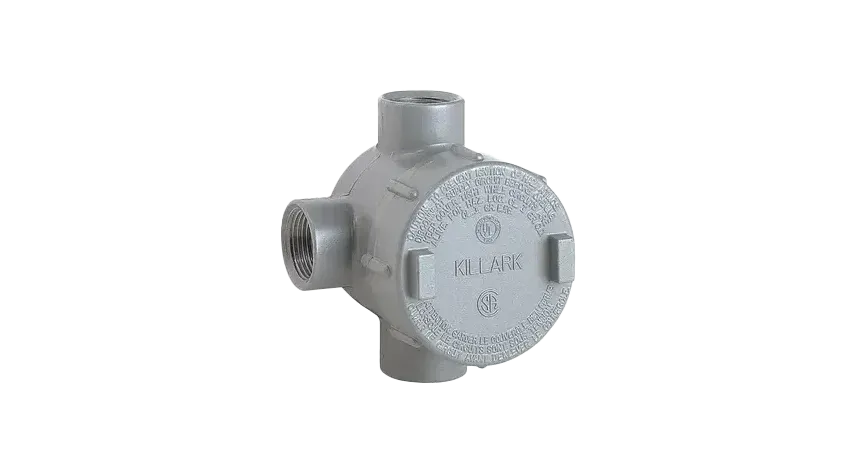CAJA REDONDA TIPO GUAT HIERRO 3/4" COVER Ø3" NEMA 7, CL1 DIV1&2, UL