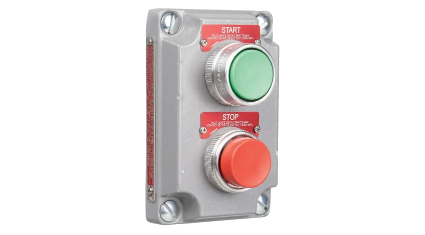TAPA START/STOP P/ESTACION CTRL SERIE XCS AL 1NO/1NC, NEMA 7, CL1 DIV1&2, UL