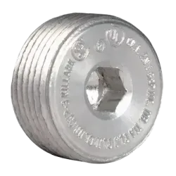 TAPÓN RECESSED ALUMINIO 1-1/2" (1/2” ALLEN KEY) CL1 DIV1&2, UL