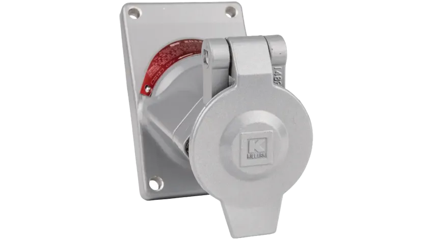 TOMACORRIENTE UGR AL. 2X20A+T 250VAC, NEMA 3/7/9, CL1 DIV1&2, UL