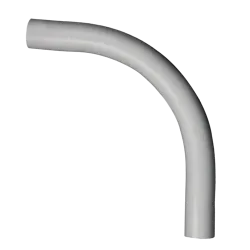 CURVA EXTREMO LISO PVC SCH40 3/4"X90° ETL