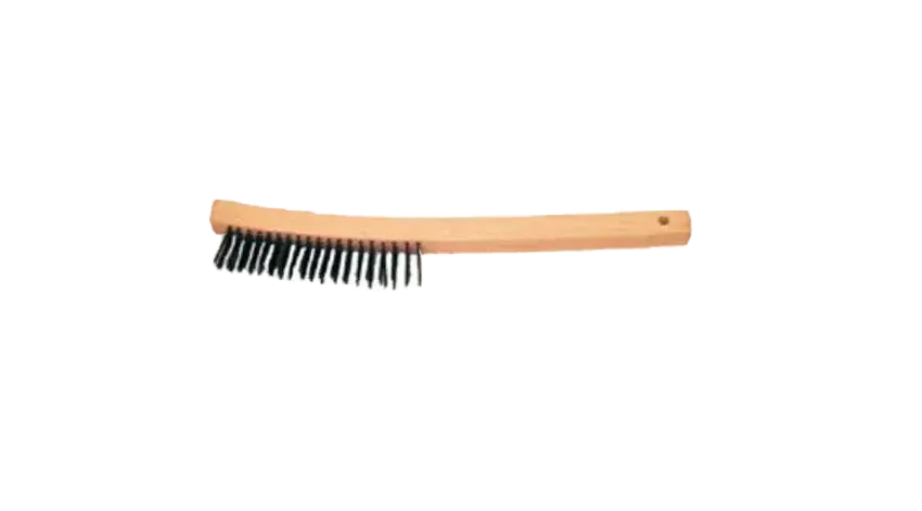 CEPILLO DE MADERA CON CERDAS DE ALAMBRE