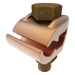 CONECTOR MECANICO CU TIPO GB P/CABLE 4AWG-2/0AWG A BARRA 1/4" PERNO DE 3/8" UL