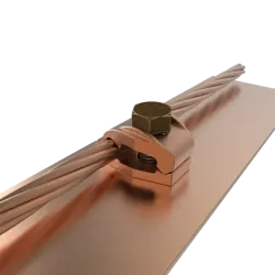 CONECTOR MECANICO CU TIPO GB P/CABLE 4AWG-2/0AWG A BARRA 1/4" PERNO DE 3/8" UL