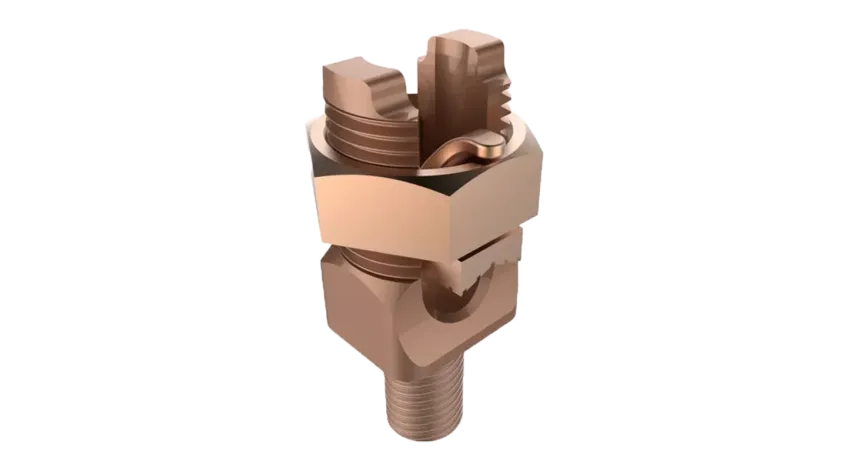 CONECTOR TIERRA CABLE A PLANO 1AWG-4/0AWG PERNO 1-3/4" UL