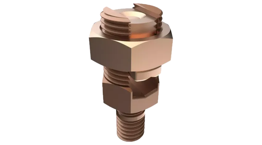 CONECTOR TIERRA CABLE A PLANO 2AWG-2/0AWG PERNO 1/2" UL
