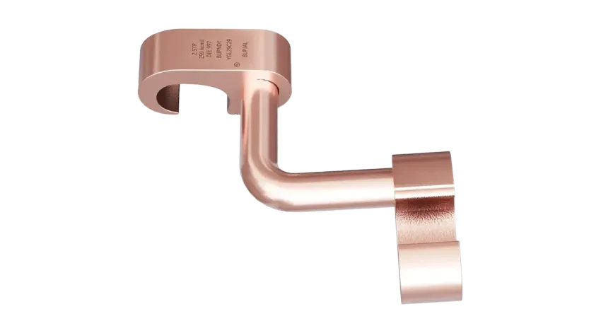 CONECTOR TIERRA MALLA CRUZADA CU P/CABLE 2AWG-250MCM DERV. 2AWG-250MCM Ø1/2"-5/8" UL