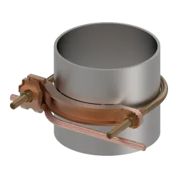 CONECTOR TIERRA P/CABLE 4AWG-4/0AWG A TUBO 6" PERN 3/8" UL
