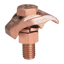 CONECTOR MECANICO CU TIPO GBM P/CABLE 4AWG-2/0AWG A BARRA 1/4" PERNO 3/8" UL