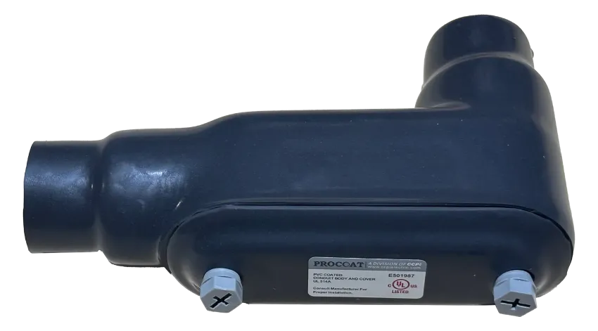 CAJA CONDULET FORM 7 TIPO LB 3" REVESTIDA DE PVC, ETL/UL