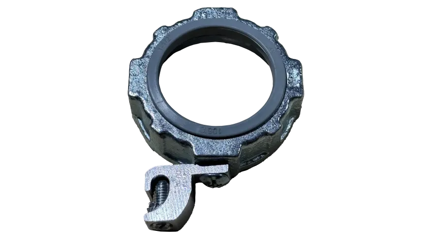 TUERCA BUSHING HIERRO C/AISL. 1-1/2" C/TERM. AL #4-14AWG