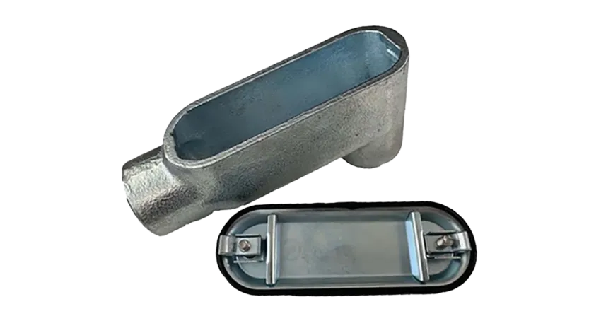 CAJA CONDULET FORM 7 TIPO LB C/TYE HIERRO 1-1/2", CSA/UL