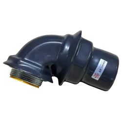 CONECTOR CURVO LIQUIDTIGHT ACERO DE 1/2"X90° REVESTIDO DE PVC, UL