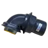 CONECTOR CURVO LIQUIDTIGHT ACERO DE 1/2"X90° REVESTIDO DE PVC, UL
