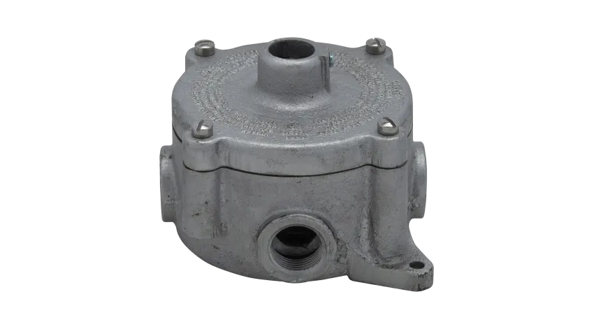 CAJA REDONDA SERIE CPS HIERRO 3/4" HUB COVER Ø3/4'' NEMA 7, CL1 DIV1&2, UL