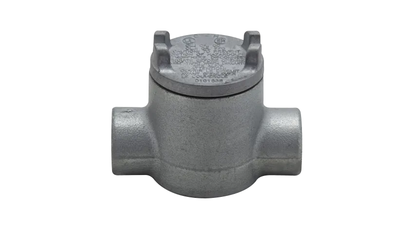 CAJA REDONDA TIPO GUAC HIERRO 1/2" COVER Ø3" NEMA 7, CL1 DIV1&2, UL