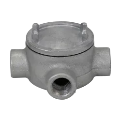 CAJA REDONDA TIPO GUAX AL. 1-1/2" COVER Ø5'' NEMA 7, CL1 DIV1&2, UL
