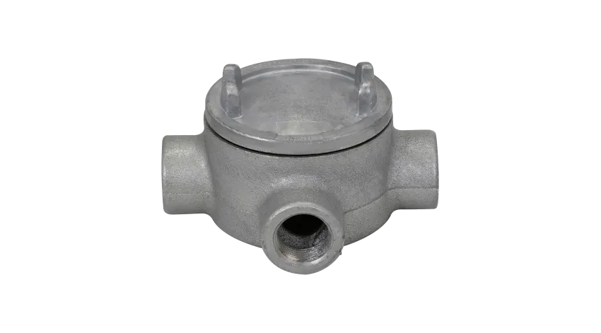 CAJA REDONDA TIPO GUAX AL. 1-1/2" COVER Ø5'' NEMA 7, CL1 DIV1&2, UL