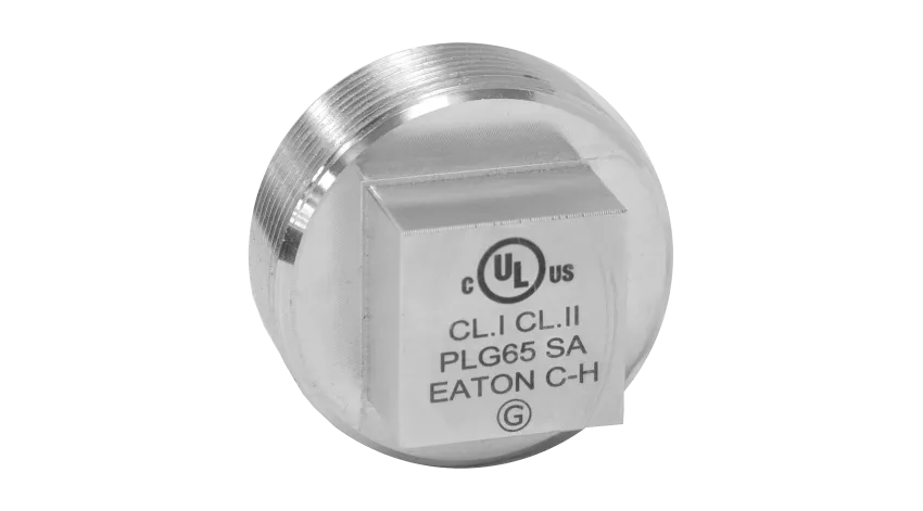 TAPON CABEZA CUADRADA ALUMINIO 1/2" CL1 DIV1&2, UL