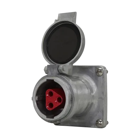 TOMACORRIENTE P/EMPOTRAR 60A, 3P+T 600V NEMA4 HEAVY DUTY.UL