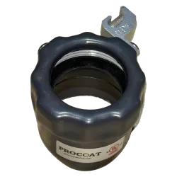 TUERCA BUSHING HIERRO 6" REVESTIDA DE PVC C/TERM. AL #3/0-6AWG UL