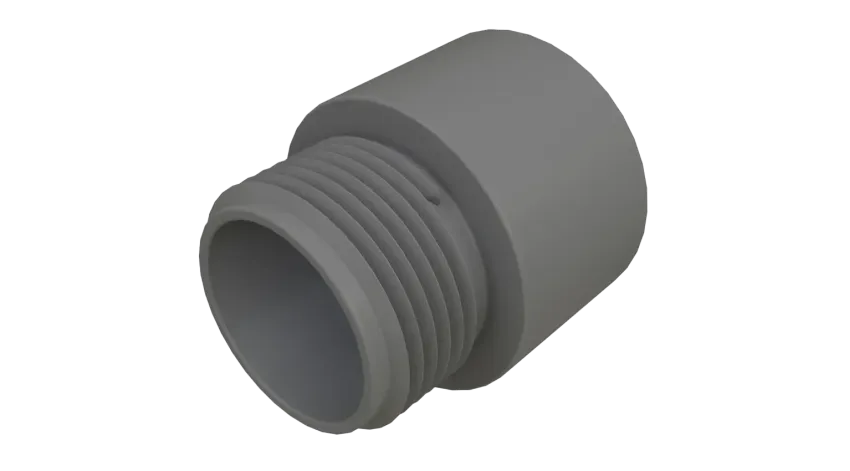ADAPTADOR MACHO PVC SCH40/80 3" UL