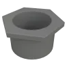 REDUCCION BUSHING PVC Ø1-1/2"X1-1/4", UL