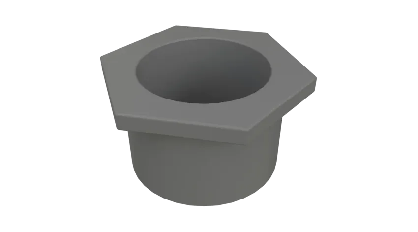 REDUCCION BUSHING PVC Ø1"X3/4", UL