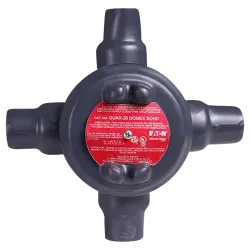 CAJA REDONDA TIPO GUAX AL. 2" COVER Ø5'' REVESTIDA DE PVC, NEMA 7, CL1 DIV1&2, UL