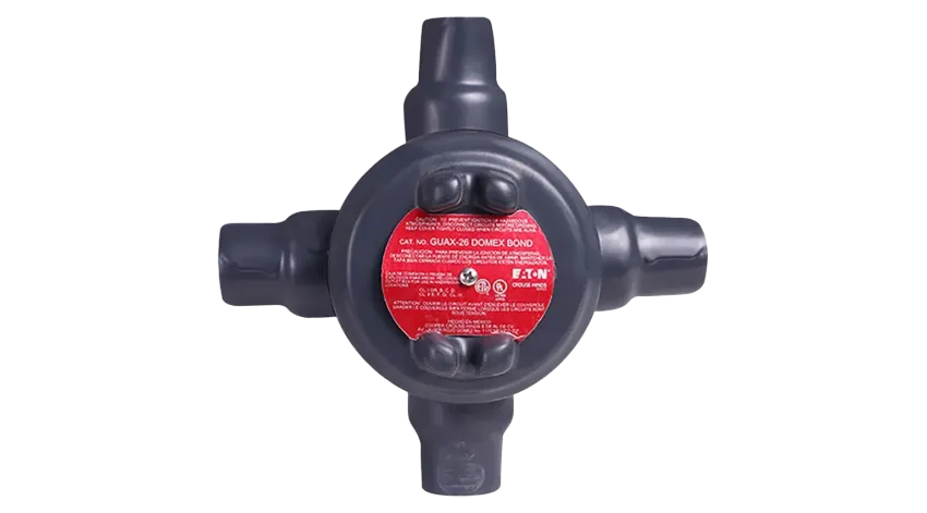 CAJA REDONDA TIPO GUAX AL. 2" COVER Ø5'' REVESTIDA DE PVC, NEMA 7, CL1 DIV1&2, UL