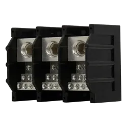 BLOQUE TERMINAL DE DERIVACIÓN DE 3 POLOS, 600 V. 420A, 10 KA