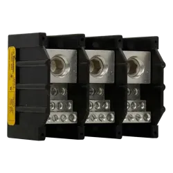 BLOQUE TERMINAL DE DERIVACIÓN DE 3 POLOS, 600 V. 420A, 10 KA