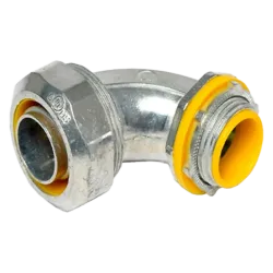 CONECTOR LIQUIDTIGHT CURVO ZDC 1"X90° UL