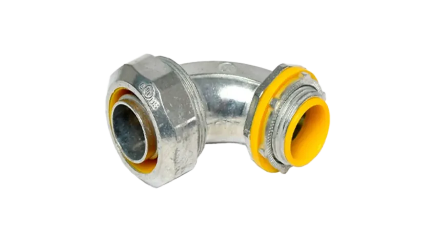 CONECTOR LIQUIDTIGHT CURVO ZDC 1"X90° UL