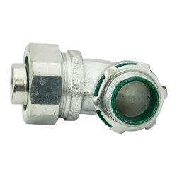 CONECTOR LIQUIDTIGHT CURVO AISL. HIERRO 1-1/4"X45° UL