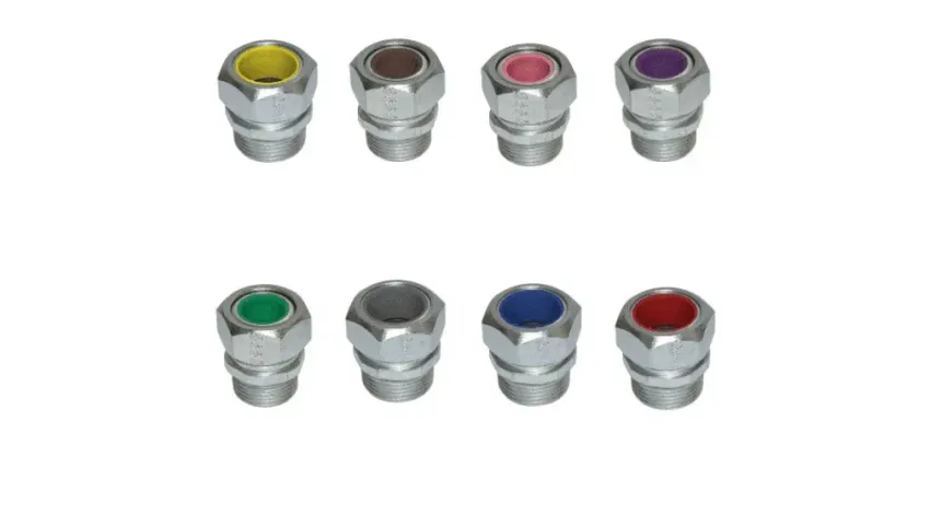 PRENSAESTOPA BLANCO 1/2" RANGO 0.25"-0.35" NEMA 4, CL1 DIV2, UL