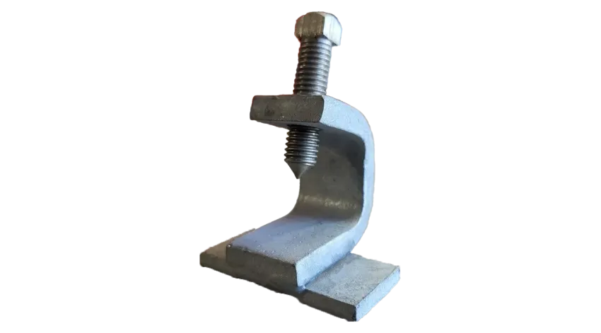 ABRAZADERA P/BANDEJA TIPO GUIA ACERO 1-1/8", HDG
