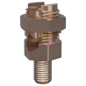 CONECTOR TIERRA TIPO KC P/2 CABLE 2-2/0AWG A ESTRUCTURA 1 PERNO 1/2", UL