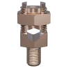 CONECTOR TIERRA TIPO KC P/2 CABLE 2-2/0AWG A ESTRUCTURA 1 PERNO 1/2", UL