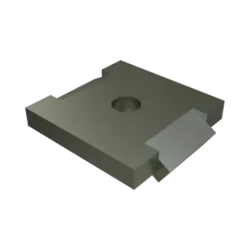 ARANDELA CUADRADA ANTIGIRO P/CANAL STRUT 1-5/8" ACERO Ø1/2" HDG